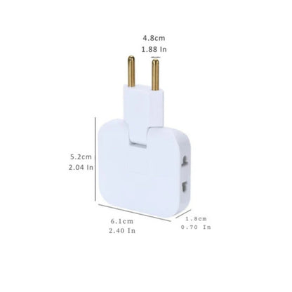 FlexiPlug – Ultra-thin 180° rotatable power strip with multiple sockets Bowlift