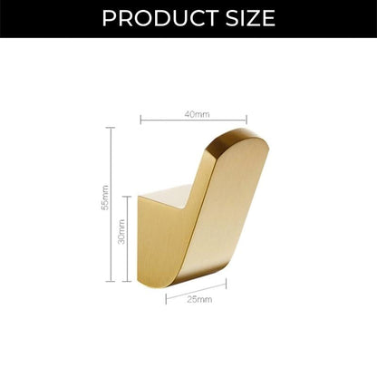 Lauren Golden Brass Clothes Wall Hooks