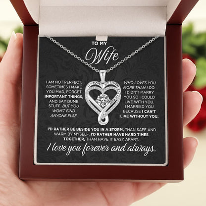 BowLift | ForeverLove | For My Wife I Will Always Love You Necklace Gift