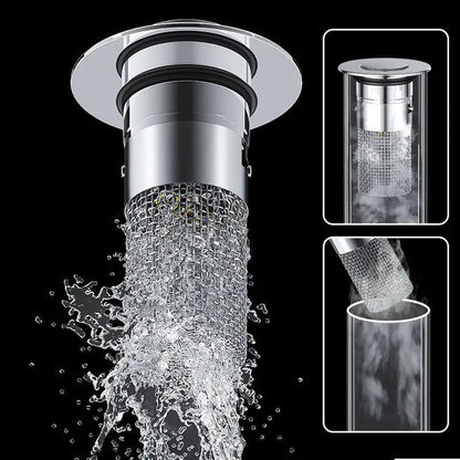 BowLift | Stainless Steel Pop-Up Drain Strainer for Effortless Clog Prevention