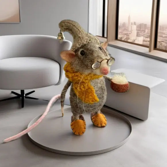 BowLift | Handmade Felt Mouse – A Touch of Magic for Your Home