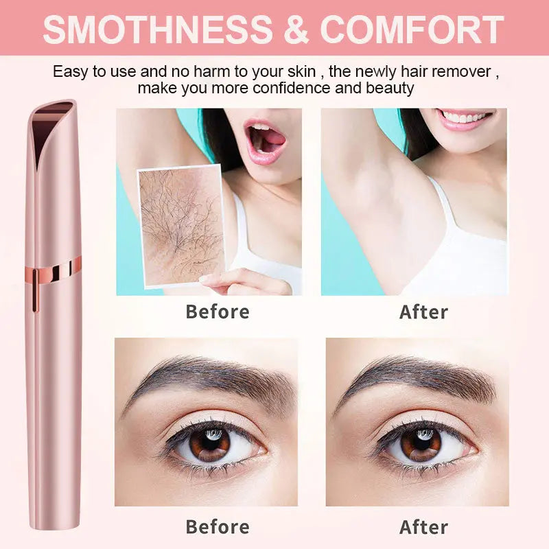 BowLift | Pain-Free Electric Eyebrow Trimmer for Precise Hair Removal