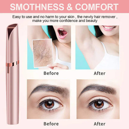 BowLift | Pain-Free Electric Eyebrow Trimmer for Precise Hair Removal