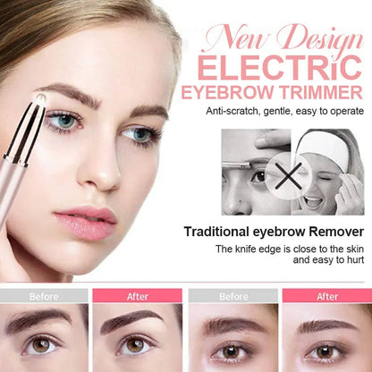 BowLift | Pain-Free Electric Eyebrow Trimmer for Precise Hair Removal