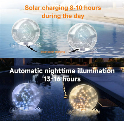 BowLift | Solar Floating Pool Lights – Waterproof & Color Changing