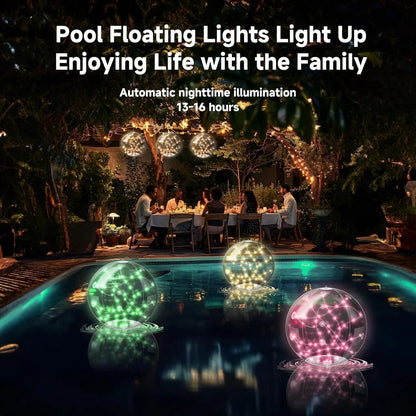 BowLift | Solar Floating Pool Lights – Waterproof & Color Changing