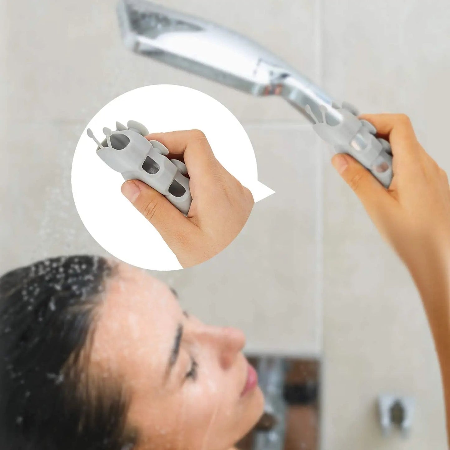 Kalsten | Adjustable shower head holder with strong suction cup