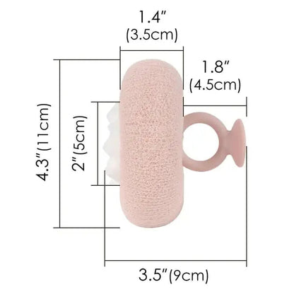 BowLift | Super soft sunflower peeling bath sponge