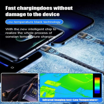 BowLift | 3-in-1 Quick Charging Cable with LED Display