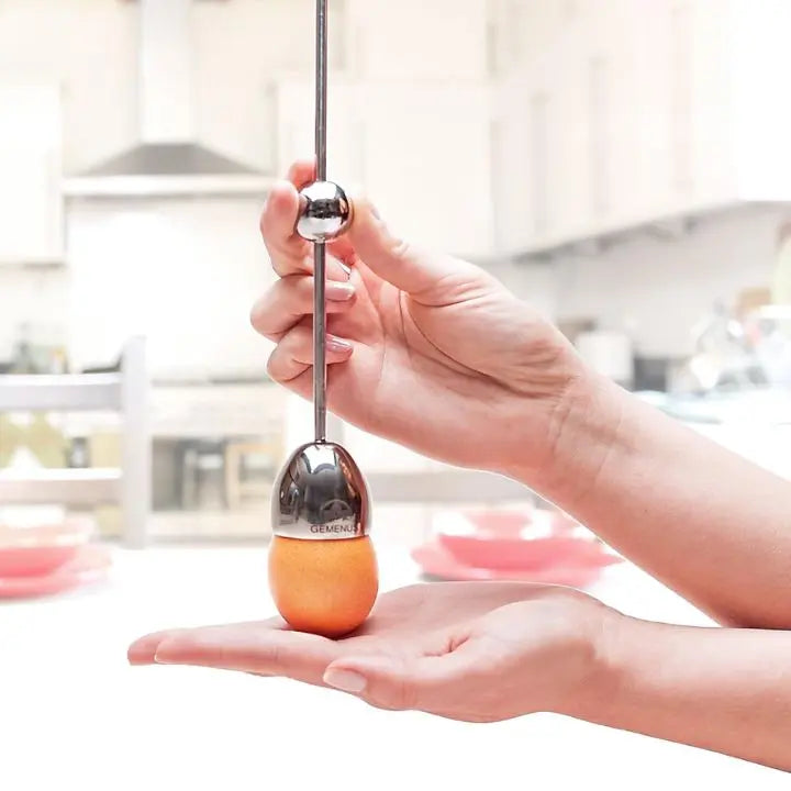 Kalsten | Stainless Steel Egg Opener – Precise Opening with Tapping Effect