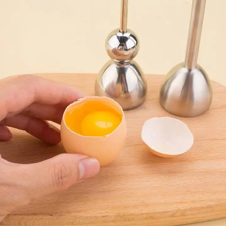 Kalsten | Stainless Steel Egg Opener – Precise Opening with Tapping Effect