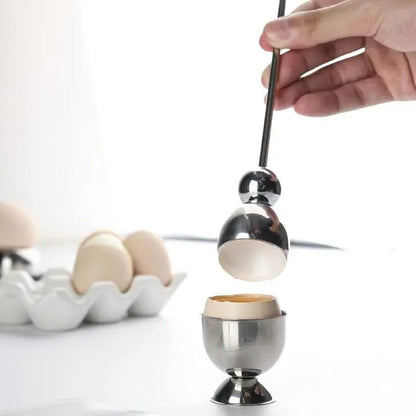 Kalsten | Stainless Steel Egg Opener – Precise Opening with Tapping Effect