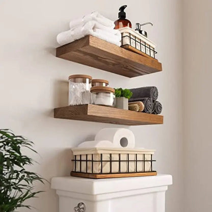BowLift | Handmade Solid Wood Wall Shelves – Stylish & Space-Saving