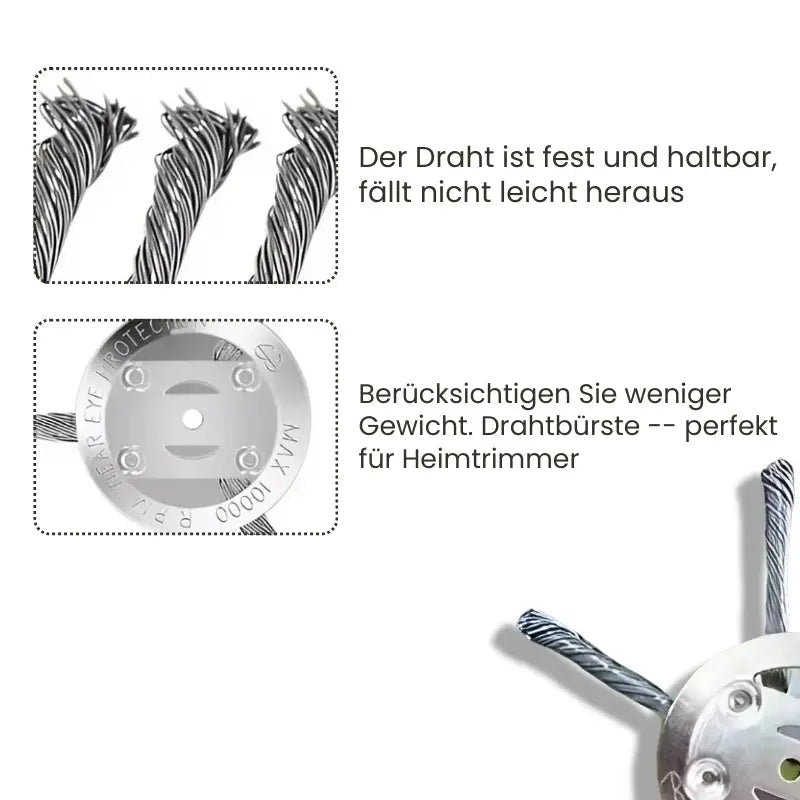 BowLift | Durable steel grass cutting head for precise cutting