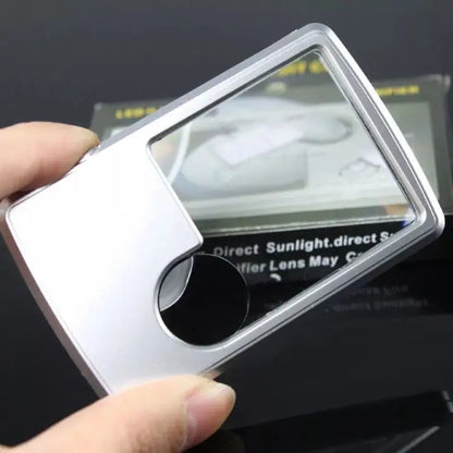 BowLift | Reading Aid Magnifier with LED – 5x Magnification, glare-free & portable
