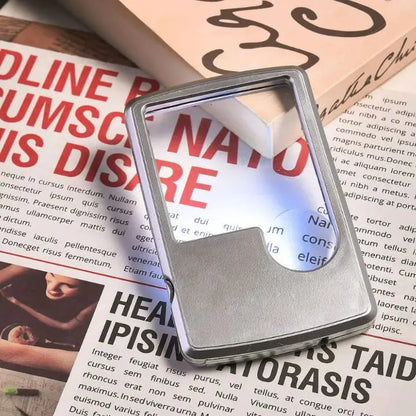 BowLift | Reading Aid Magnifier with LED – 5x Magnification, glare-free & portable