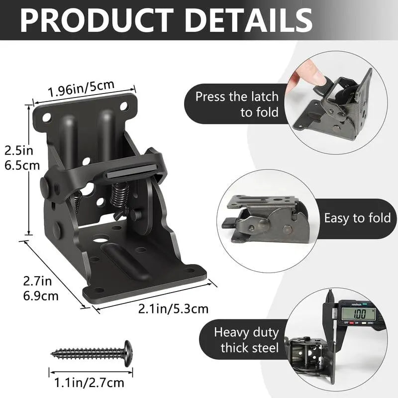 BowLift | Foldable Table Leg Holder made of Steel