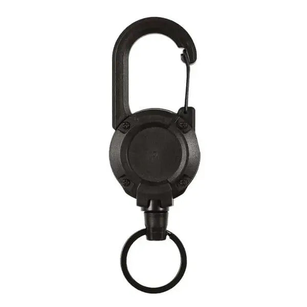 Tactical keychain with retractable cable