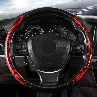BowLift | Universal Laser Carbon Fiber Pattern Steering Wheel Cover