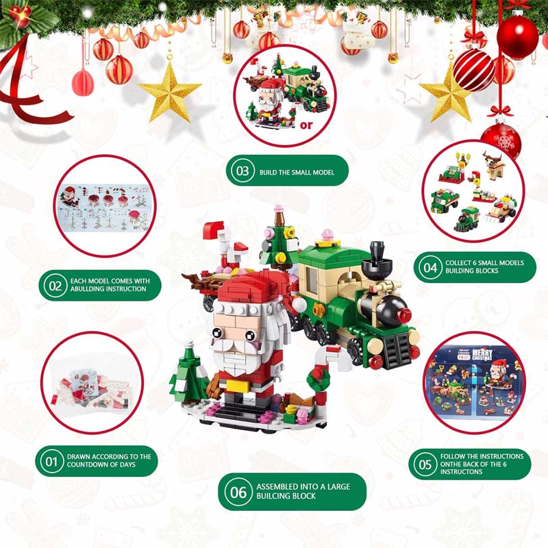 Skanto | 2025 Christmas Building Blocks Gift Box