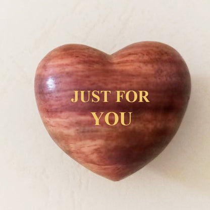 BowLift | Small Pocket Hug Wooden Heart Token