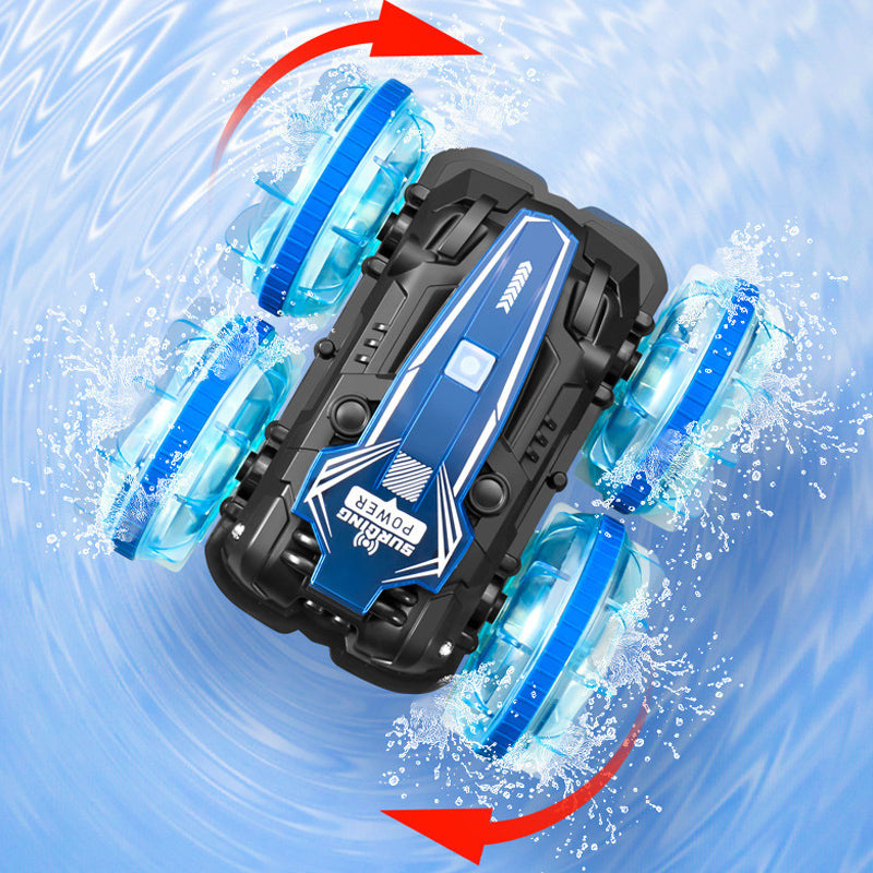 Skanto | RC Land and Water Stunt Car with 2 Remote Controls