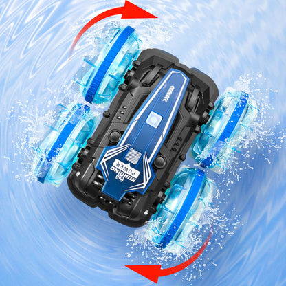 Skanto | RC Land and Water Stunt Car with 2 Remote Controls