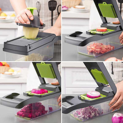Skanto | 12-in-1 Manual Vegetable Chopper