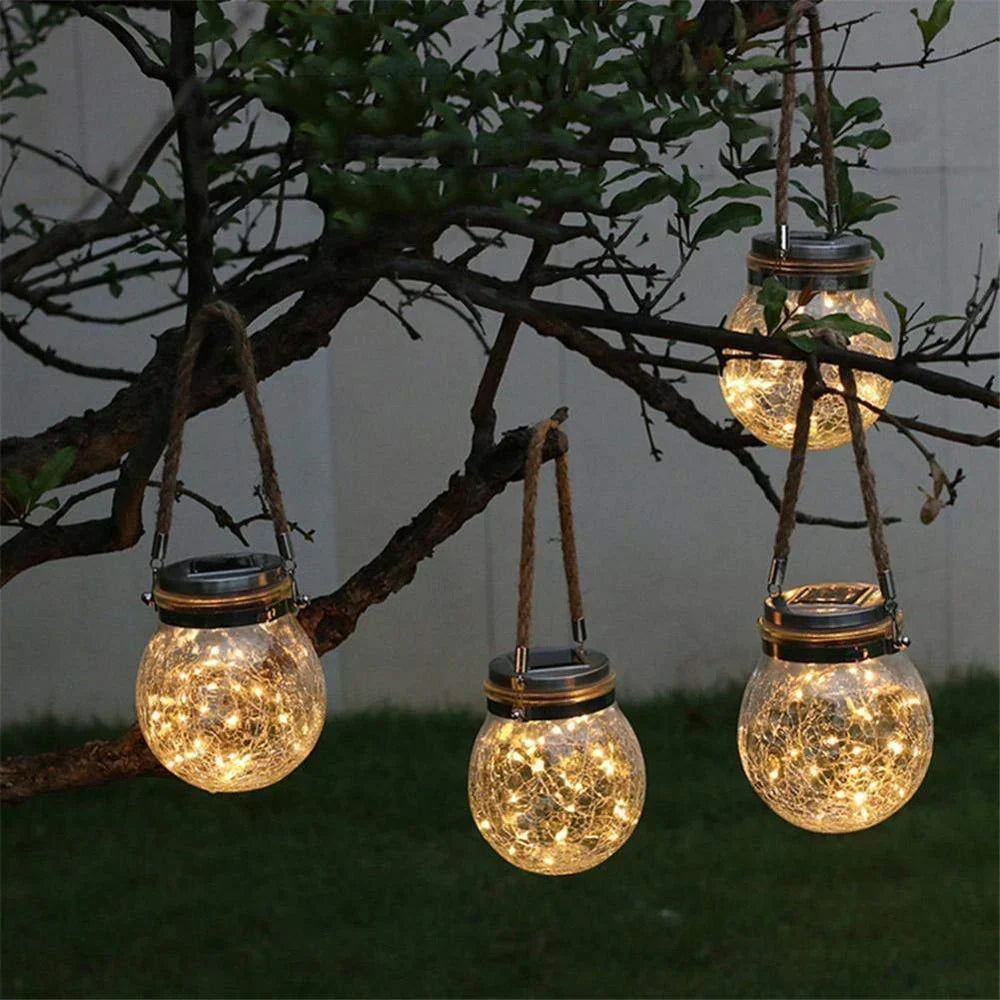 Solar Mason Jar Lamp - Lunara | Brehn