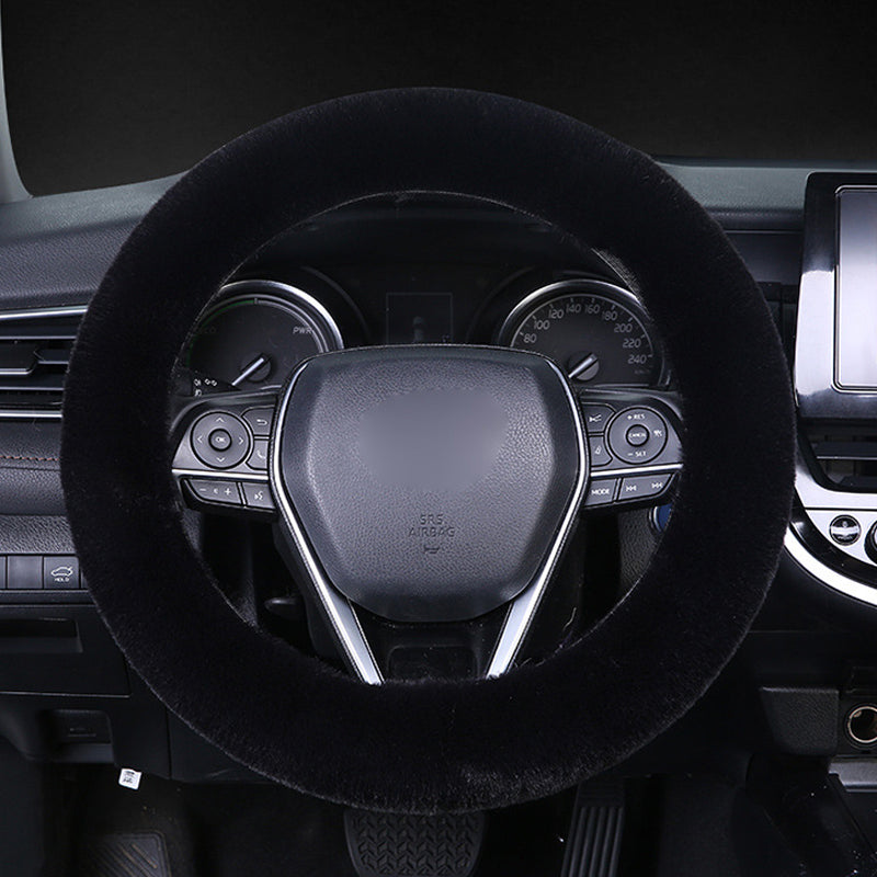 Universal Plush Steering Wheel Cover for Car | Karnz