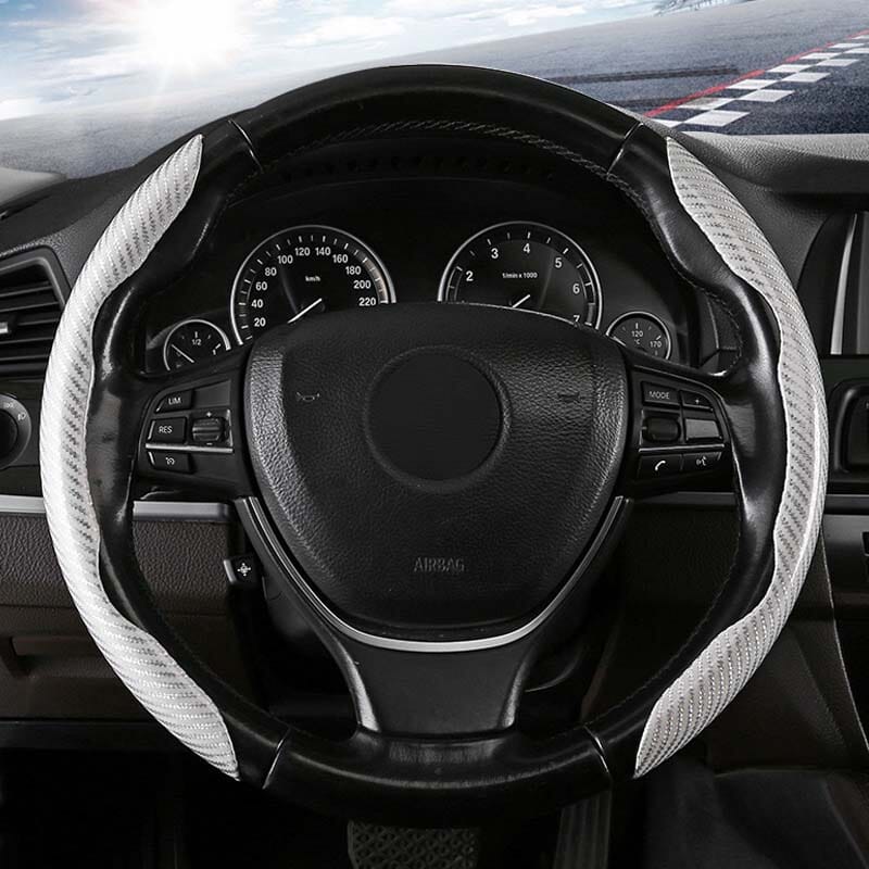 BowLift | Universal Laser Carbon Fiber Pattern Steering Wheel Cover