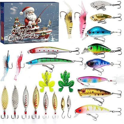 Skanto | 24 Days Christmas Countdown Fishing Rod Set