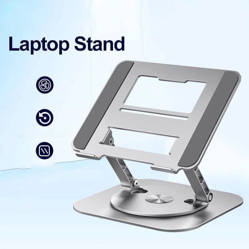 Swiveling aluminum alloy computer stand