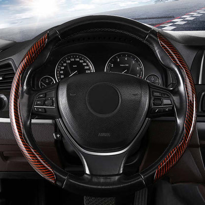 BowLift | Universal Laser Carbon Fiber Pattern Steering Wheel Cover