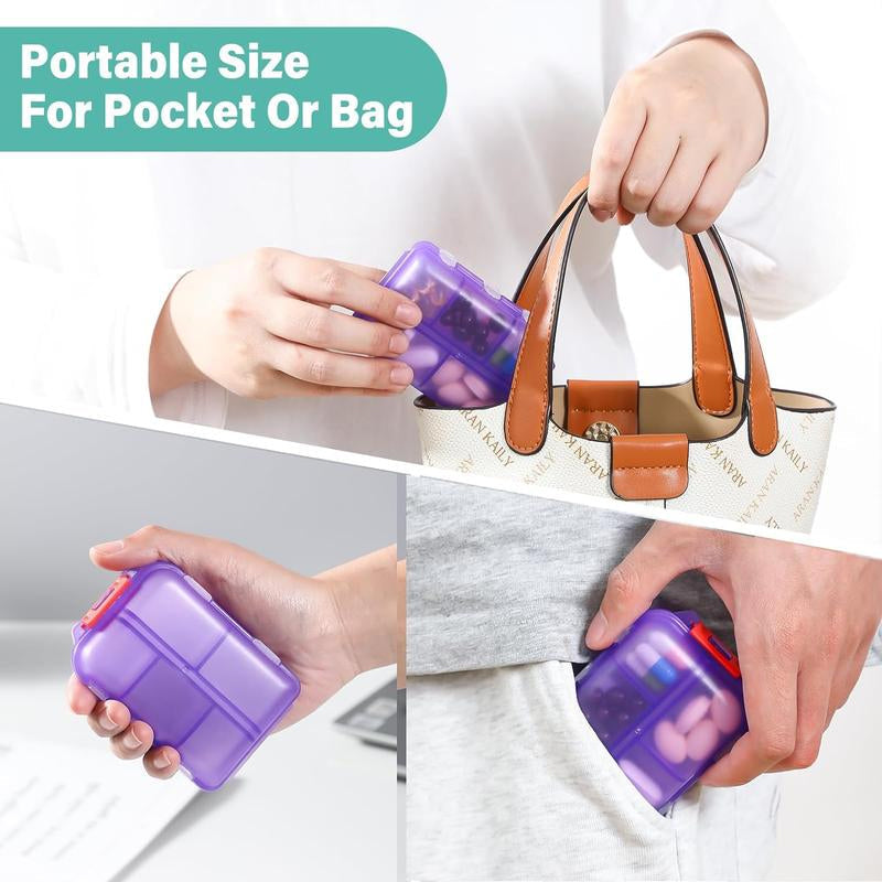 BowLift | Travel Pill Organizer Box (161 Labels for Customization)