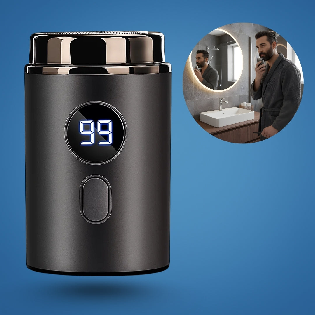Compact USB Shaver – Waterproof IPX7 – Smooth Portable Grooming for Men with Close Shaving Comfort Skanto