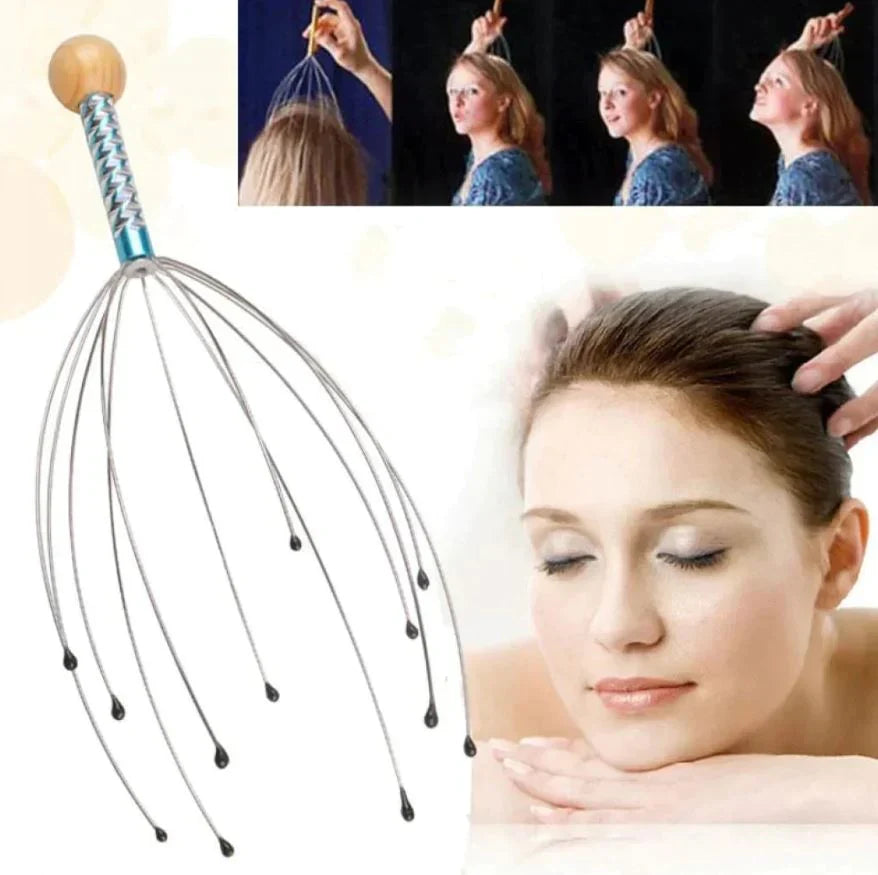 Relaxing Scalp Massage Octopus Hand Massager Karnz