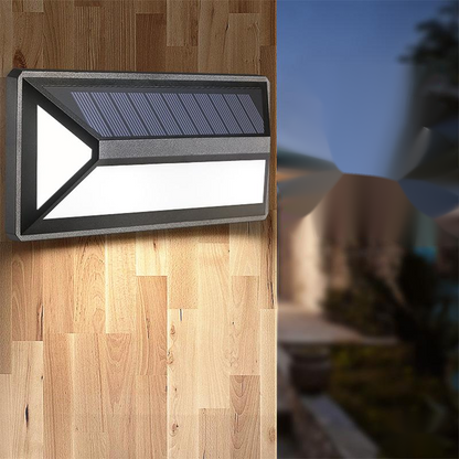 BowLift | Modern Solar LED Wall Light for Outdoors – Waterproof Facade Lighting with Motion Sensor