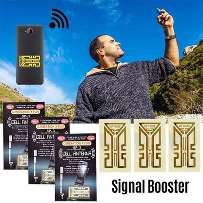 Signal booster for mobile phones