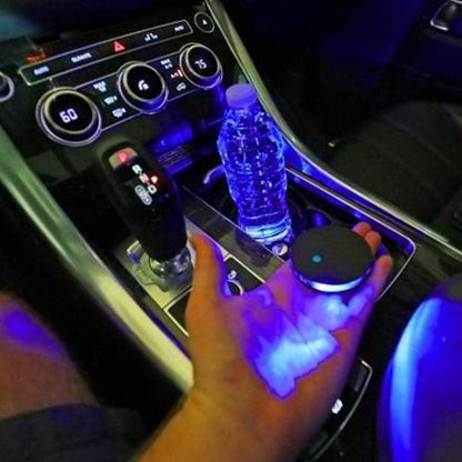 BowLift | Solar Powered LED Car Cup Holder Lights (2-Pack)
