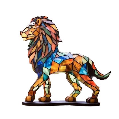 Wildlife Art with Base Wild Animal Desktop Decorations | Bowlift