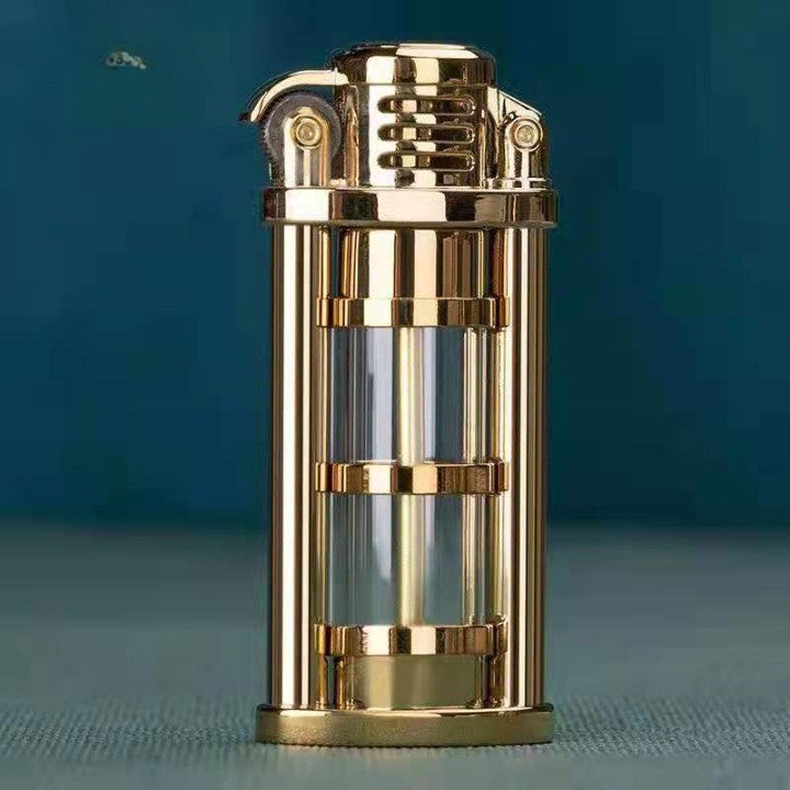 Transparent Windproof Metal Kerosene Flame Fusion Lighter | Kalsten