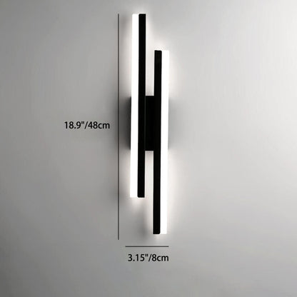 Skanto | LuxLine Modern LED Wall Lamp | Minimalist Design | Iron & Acrylic | Dimmable Light