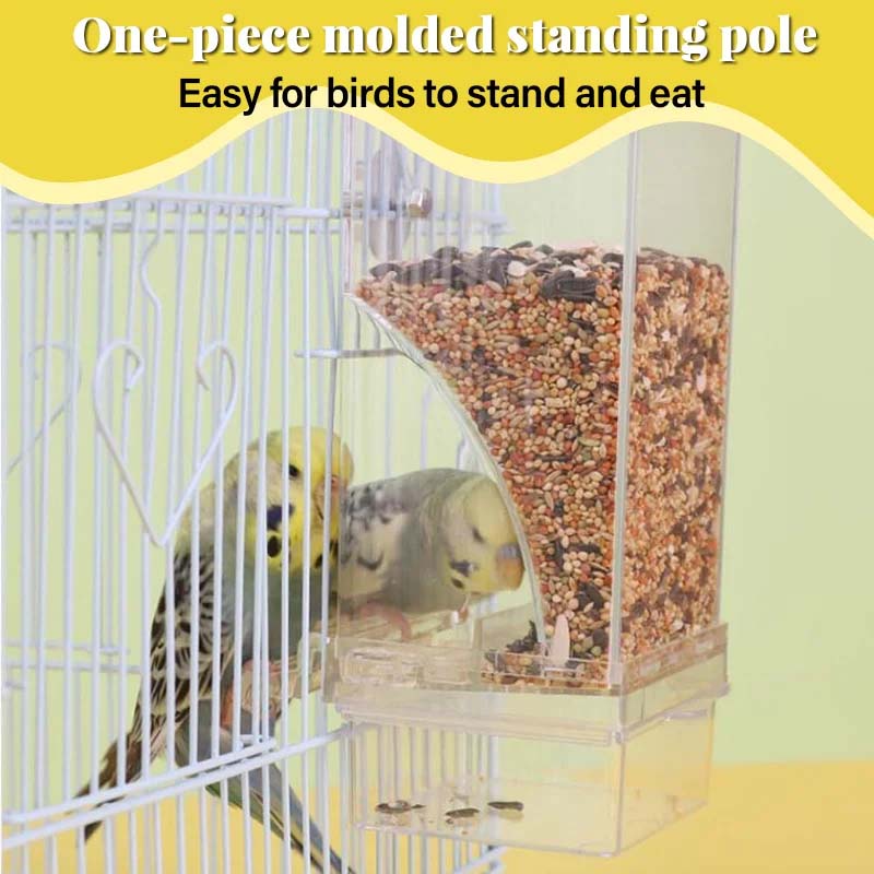 Automatic overflow protection Transparent bird feeder | Bowlift