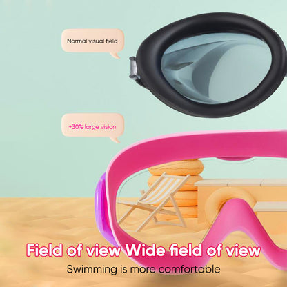 Skanto | HD Large Frame Waterproof and Anti-Fog Swim Goggles