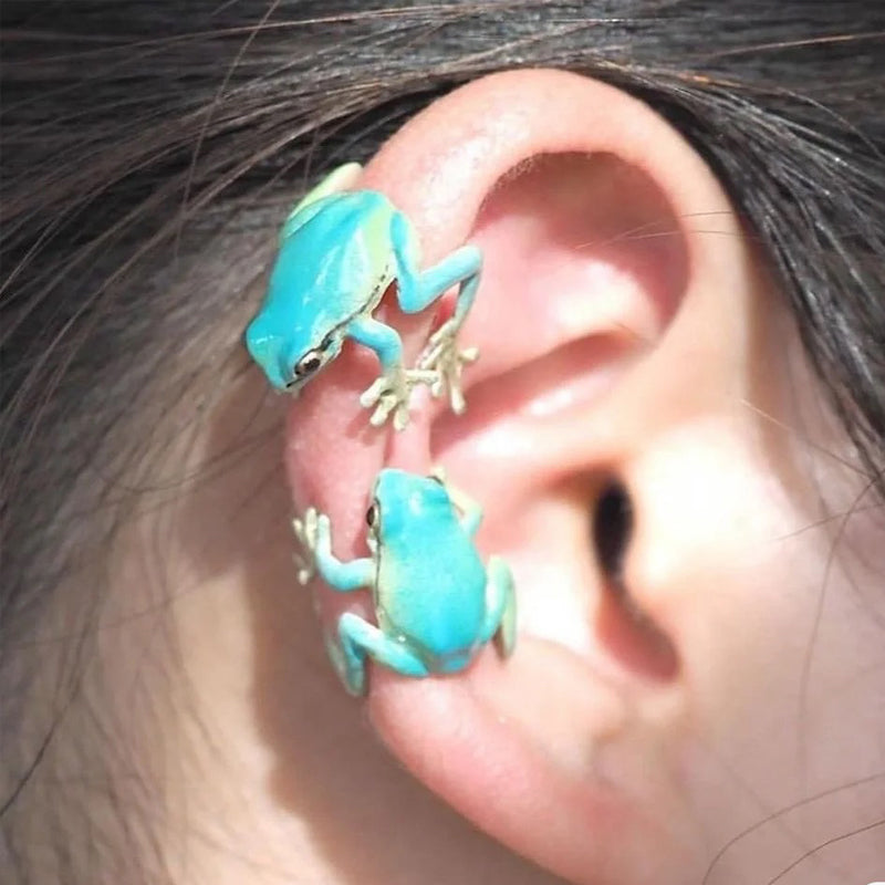 Skanto | Latest Tree Frog Ring Earrings