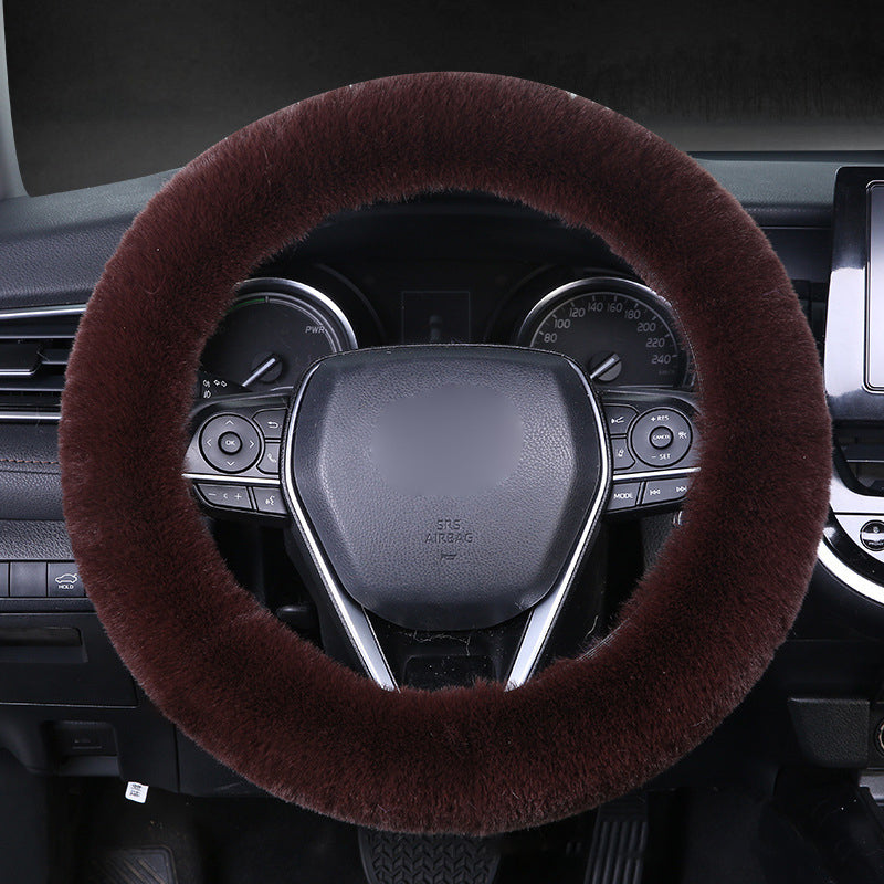 Skanto | Universal Plush Steering Wheel Cover