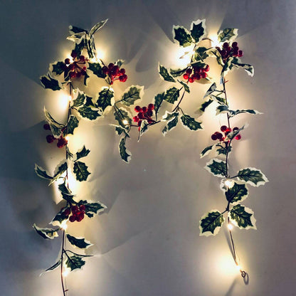 Skanto | Christmas Red Fruit Rattan Festival Window Patio Party Thanksgiving Decoration Light Chain