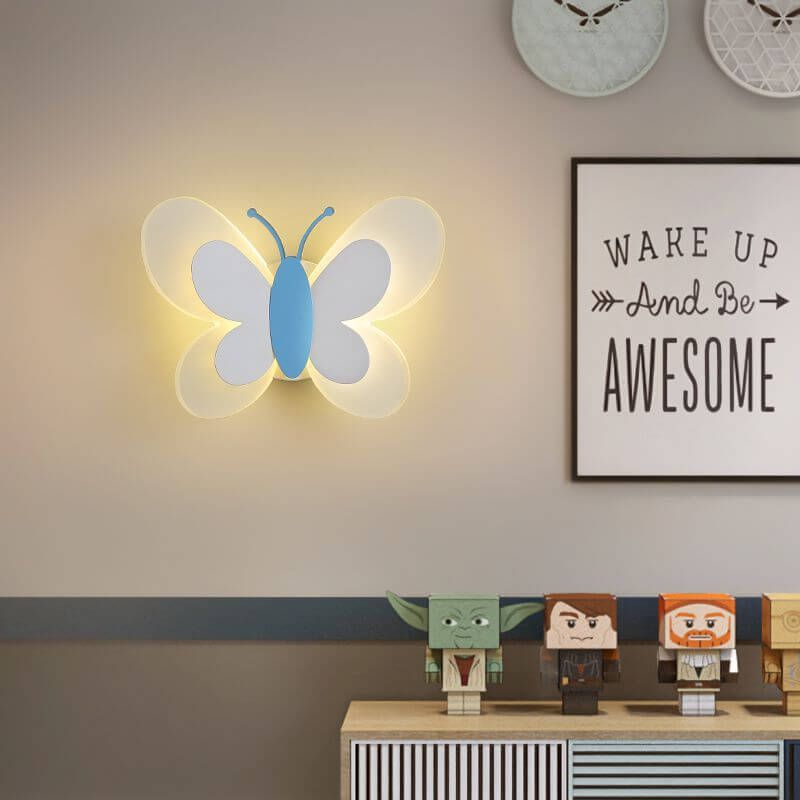 Skanto | LuminoArt – Butterfly-Shaped Creative LED Wall Lamp with 1 Light in Acrylic