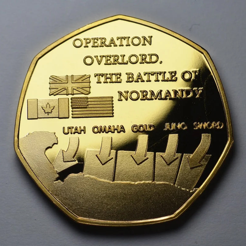 Skanto | D-DAY LANDINGS 1944 24kt Gold Commemorative Coin